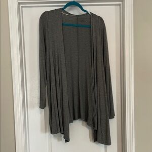 Lane Bryant Charcoal Women's Drape Cardigan